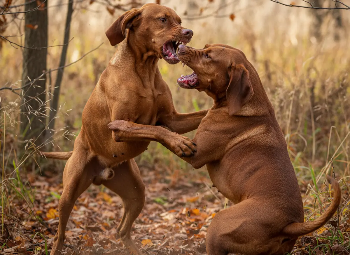 Comment réconcilier deux chiens de chasse qui se battent