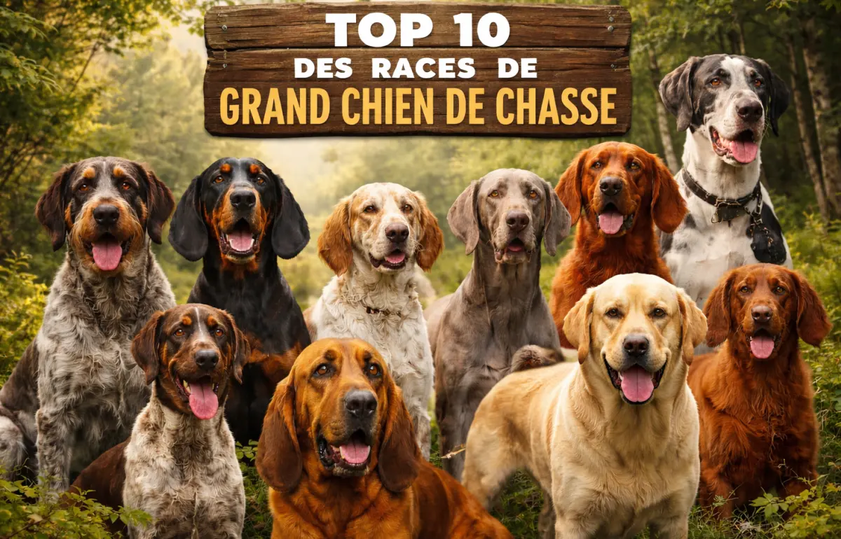 Top 10 des races de grands chiens de chasse